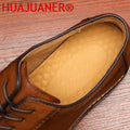 Plus Size 38-47 Men Dress Shoes Top Layer Cowhide Leather Elegant Business Formal U-Tip Shoes Mens Dress Shoes for Men Wedding