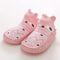 Baby Shoes Cotton Floor Socks Shoes Cartoon Cute Baby First Walkers Toddler Shoes Girl Boys Kids Soft  PU Sole Shoe Anti-slip
