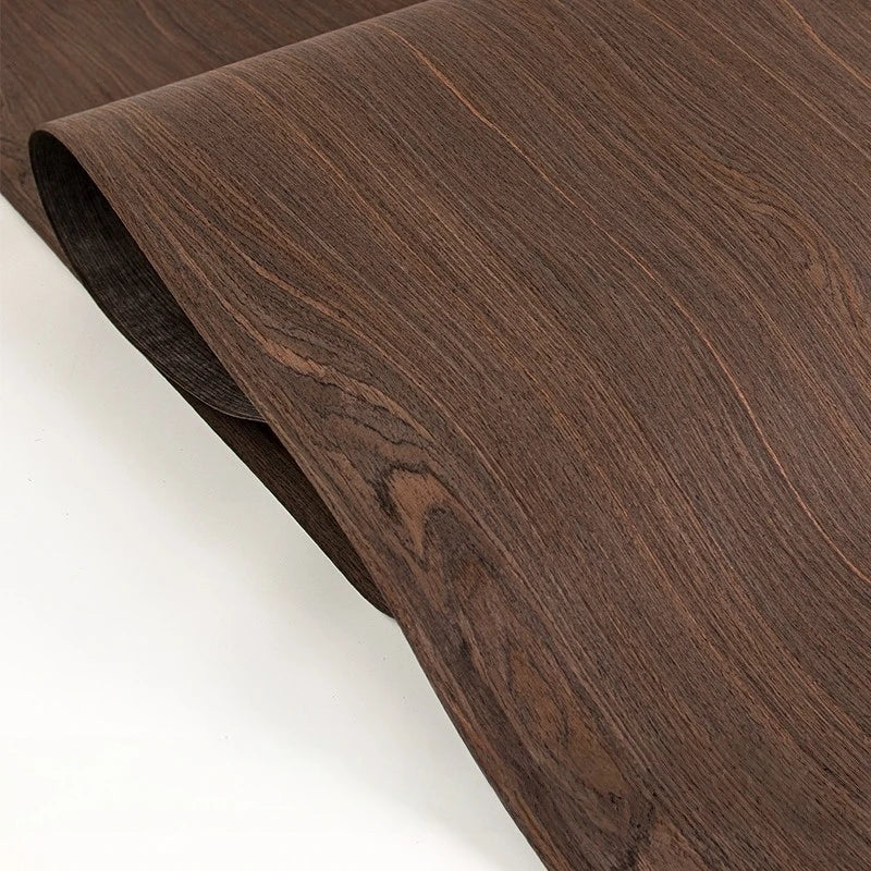 58x250cm Smoked Oak Wood Veneer for Furniture Making & Decorative Surface Design - Engineered Surface Crafting Application