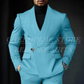 Chic Shawl Lapel Green Suits for Men High Quality Slim Fit Wedding Costume Homme Customized 2 Piece Jacket Pants Outfits Terno