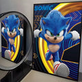 Sonic the Hedgehog HD Poster Art  Waterproof Wall Sticker for Home Living Room Bedroom Aesthetic Decoration