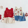MILANCEl Summer Kids Clothing Set Strawberry Vest | SAMAG
