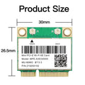 WiFi 6E 5374Mbps Mini PCI - E Card AX210 BT 5.3 Tri Band 2.4G/5G/6Ghz 802.11AX Wireless Network For - Visuel 5 | SAMAG