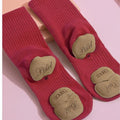 Blue Silicone Anti Slip Cotton Grip Socks Unisex Adult Kids Ballet Contemporary Chinese Dance Yoga Barre Floor Practice Socks