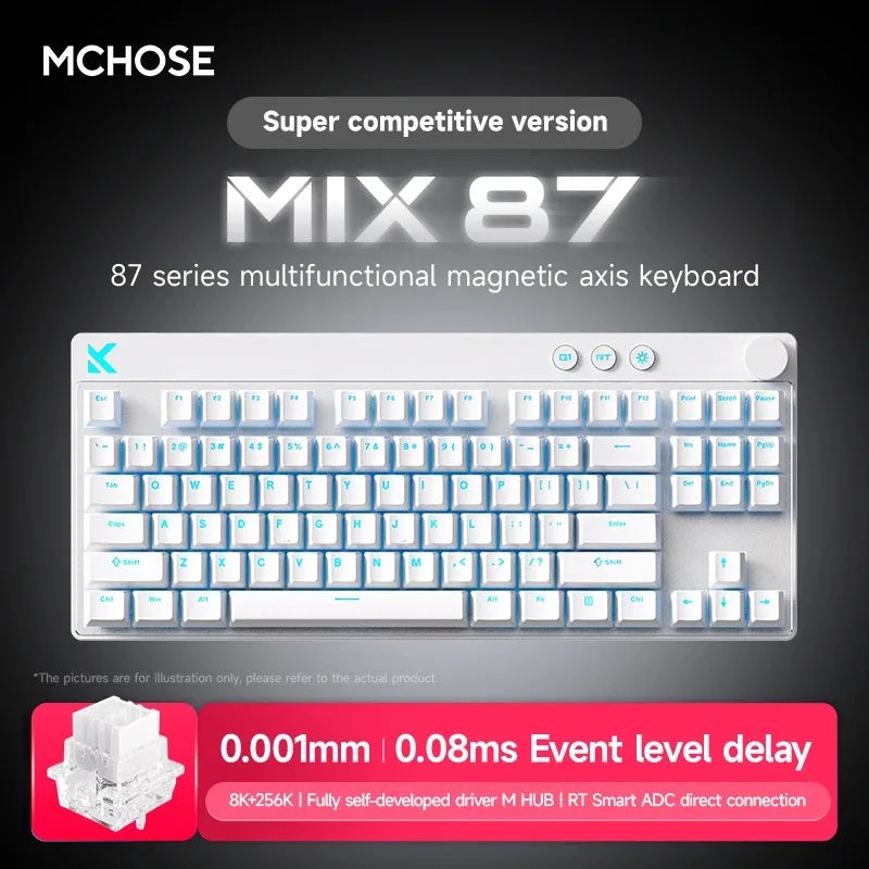 Mchose Mix87 Magnetic Swtich Keyboard Wired Gaming - Visuel 12 | SAMAG