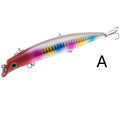 OUTKIT Fishing Lure 1PC Laser Minnow 16g 12cm Wobbling Minnow Floating Lure Hard Bait Fishing Wobblers Crankbait Artifici