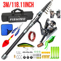 Carbon Fiber Telescopic Fishing Rod Reel Combo 1.8m To 3m - View 10 | SAMAG
