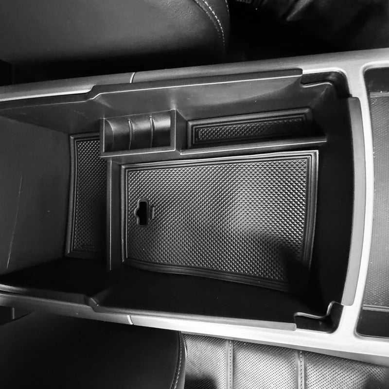 Car Central Armrest Stowing Tidying Storage Box Organizer Holder Tray For KIA Stinger 2018-2023 LHD