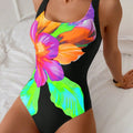 Summer Print Sexy One-Piece Swimsuits Closed Women Swimwear Push Up Swimming Wear Body Bathing Suits Beachwear Pool Bather 2026