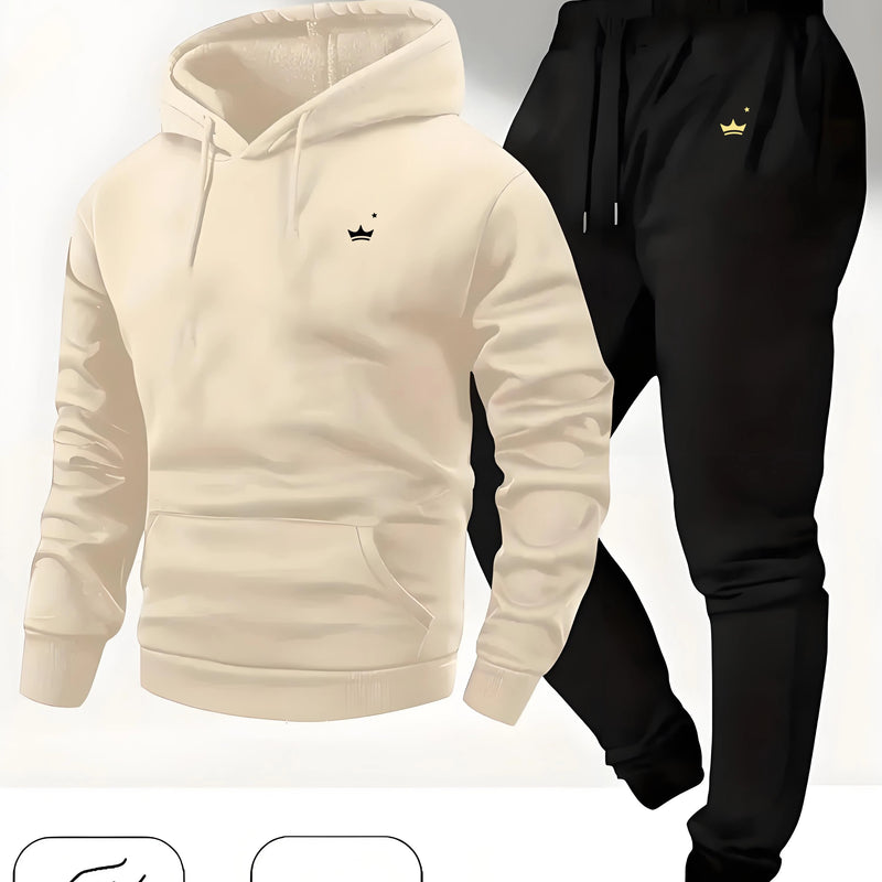 Crown Logo Printed Autumn/Winter Fashion New Hooded Sportswear Outdoor Versatile Casual and Pants - View 6 | SAMAG