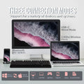 EPOMAKER Galaxy100 QMK/VIA 1800 ANSI Layout Aluminum Gasket Wired/BT5.0/2.4Ghz Mechanical Gaming Keyboard with 8000mAh Battery
