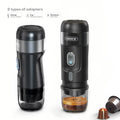 HiBREW Portable Coffee Machine Expresso Coffee Maker Fit Nexpresso Capsule Coffee Powder for Car Camping & Home Heat Water H4A