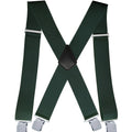 Men's Suspender Trousers Braces with Strong 2 inch Wide 4 Clips Heavy Duty for High Elastic X Style - Visuel 9 | SAMAG