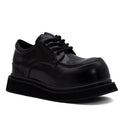 Red and Black Wide Version Derby Shoes for Men's Comfort Breathable Dress Shoes European/American Casual Height Increasing Shoes