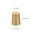 4 pc Wooden Base Brass Feet Crafts Anti Skid Tray Legs Pad Cutting Board Decorative Box Feet Jewelry Case Hardware Furniture