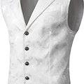 2026 Men's Fashion Jacket  Suit Vest Steampunk Gothic Waistcoat Men's Casual Vest Stage Performance Costume Evening Party Vests