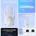 Dual Band Wifi AmplifierAC1200/AC300  2.4G/5G Repeater Network Expander Range Extender Wireless Router Signal Booster