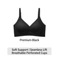 Women Seamless Wireless Bra Push Up Cooling Breathable Lift Anti-Sagging Comfort Bralette for Small Chest