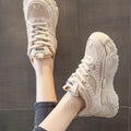 Sports Shoes for Women Athletic Round Toe High on Platform Woman Footwear Sneakers Sale Designer Luxury Offers Vulcanized Shoe H