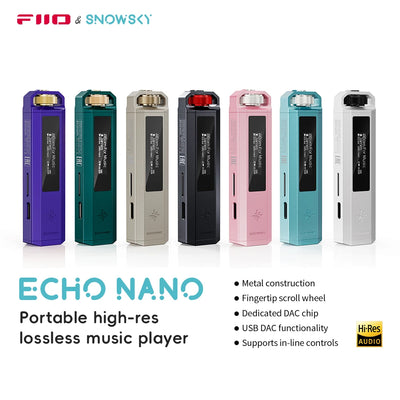 FiiO ECHO NANO Retro Music Player, Pocket-Sized HiFi MP3 | SAMAG