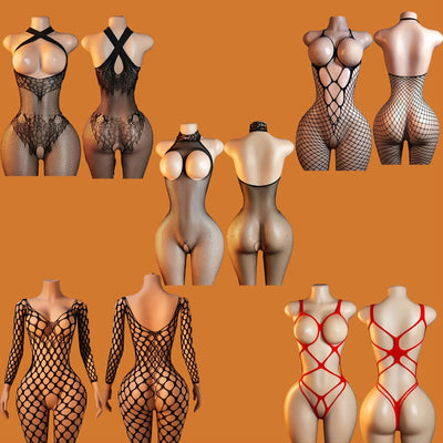 Women's Porn Sex Underwear Sexy Lingеrie Mesh Crotchless | SAMAG