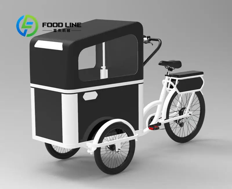 Electric Pedal 3 Wheels Cargo Bike with Rear Motor for Carrying Pets Electrical Bicycles