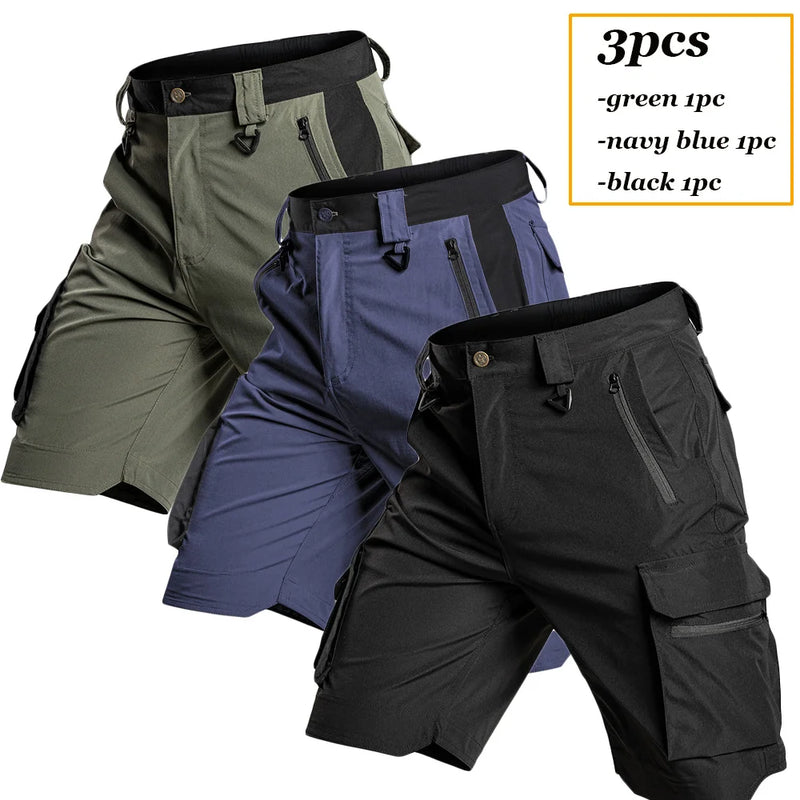 3-2- Outdoor Training Work Shorts Men Multi-Pocket | SAMAG