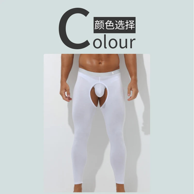 Men's Long Johns Suit Tights Modal Cotton Sweater Male Thin Shirt Leggings Underwear