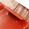 PU Leather A5 File Folder Card Slot With Elastic Pen Insert Business Meeting Contract Clamp Waterproof Order Dishes Note Holder