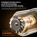 For EU 5-in-1 Leaf Free Hair Dryer, Lon Negative, Professional Hair Care, Quick Drying, 1400 watts, High Speed, Po