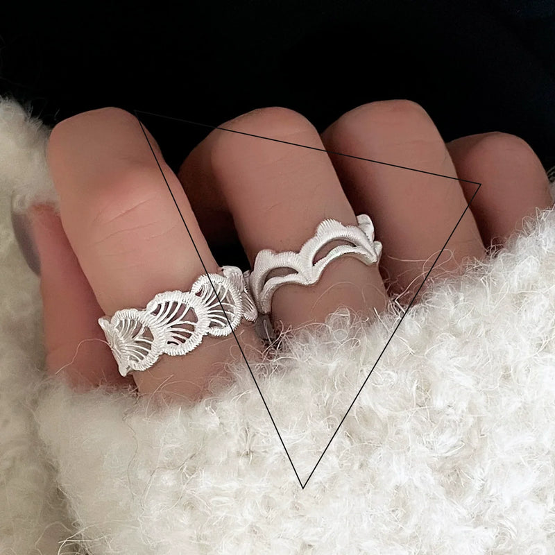 VENTFILLE 925 Sterling Silver Bow Tie Open Finger Ring For Women Gift Cute Design Fashion Jewelry Gift Wholesale