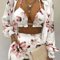 Bathing Suit Shorts Cover Up Summer Three Pieces Swimwear | SAMAG
