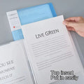 A4 Semi Transparent PP Brochure, Multiple Page Sizes To Choose From, Classified Insert Folder, Conference Document Organization,
