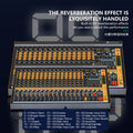 GAX-MV24 professional 24 channel dj audio mixer with reverberation effect conference stage performance mixer bar audio DJ