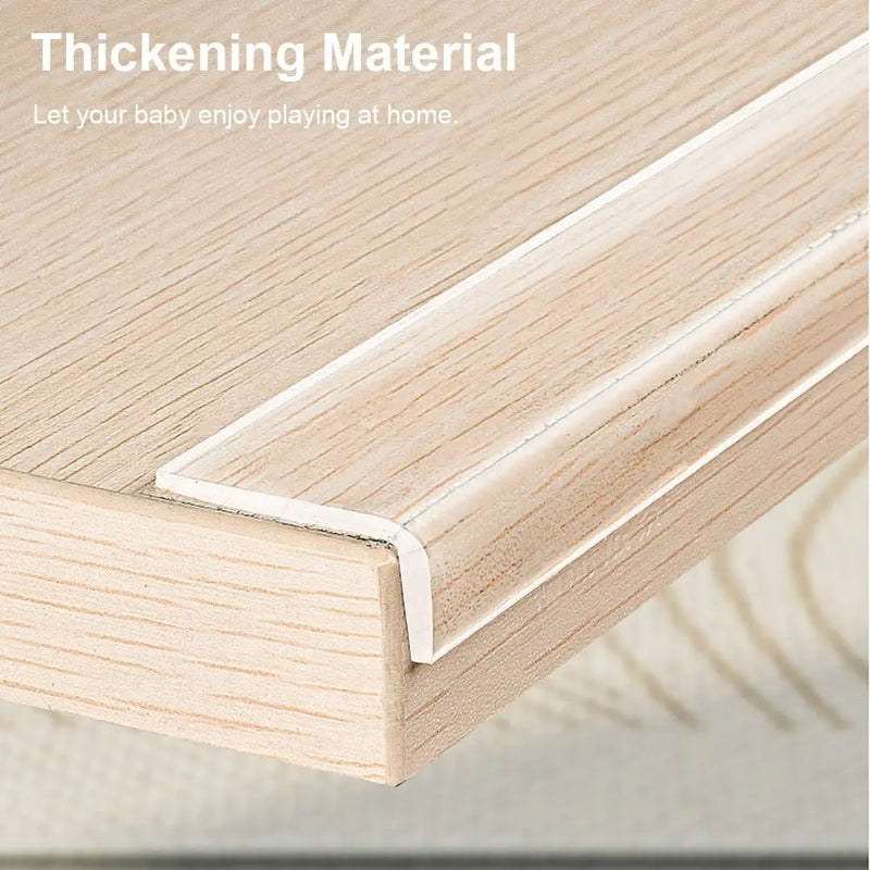 Kids Collision Proof Table Edge Guard Tape Self Adhesive Transparent Protective Strip Baby Safety Soft Furniture Corner Bumper