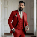Champagne mens Tuxedo Wedding Suits For Bespoke Groom Wear Formal Fashion Prom Party Blazer+Pants+Vest - View 7 | SAMAG