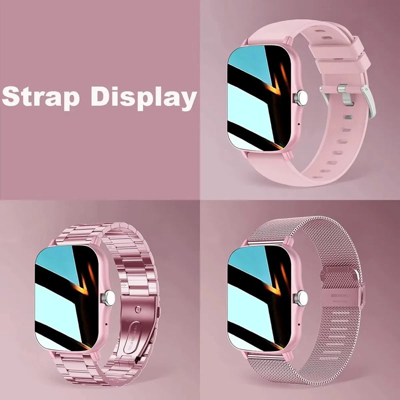 New 1.83'' Waterproof Smart Watch Message Answer Call Sleep Monitoring Sports Pedometer Information Alerts For iPhone Android
