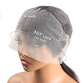 40 Inch Invisible Strap 360 Transparent Full Lace Glueless Wig Invisible Drawstring Wig Kinky Straight Ready To Wear HD Lace Front Human Hair Wigs Wear & Go