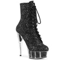Fashion Sexy Knight Female 8 Inch High Heel Platform Ankle Boots for Women Autumn Winter Shoes 20cm Black Pole Dancing Boots New