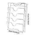 Kitchen Organizer Rack Wall Hanging Pot Cover Five - Layer Lid Metal Rust - Free Multifunctional Storage - View 7 | SAMAG