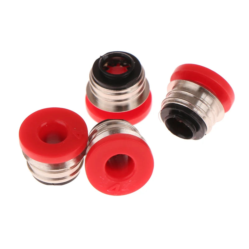 【4pcs 3D Printer Parts Pneumatic Fittings Connectors 2*4 PTFE Tube Bowden Quick Plug 1.75mm Filament Hotend Extruder Kit】