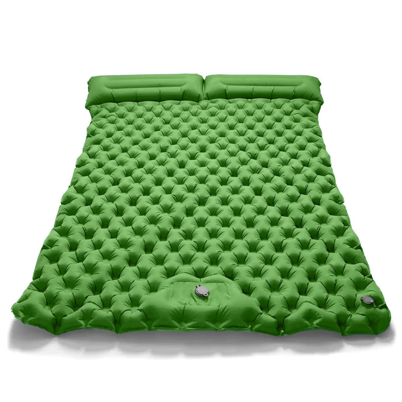 ! Upgrade! Double Air Mattress Camping Blow Up Bed | SAMAG