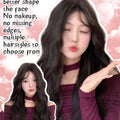 Synthetic Lace Frontal Wig Long Curly Hair Women Wig with Bangs Black  Lolita Cosplay Braided Wigs xiyue
