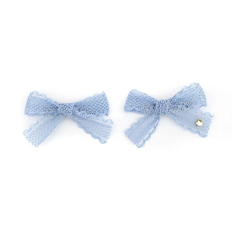 New Fashion Mesh lace edge Hair Accessories Lace Edge Hair Hoops Baby Bow Hair Accessories Hair Straps Girl Decoration