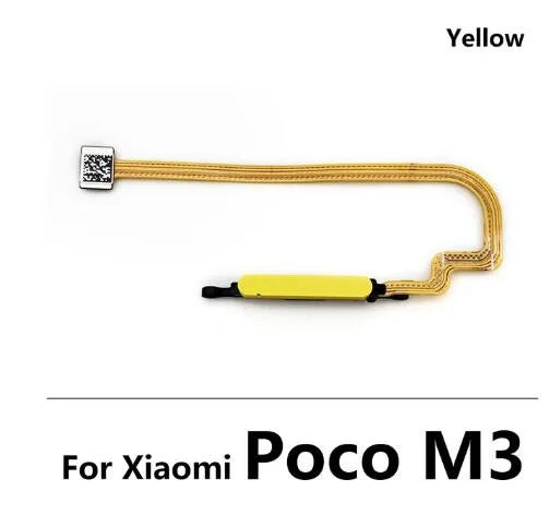 Fingerprint Scanner For Xiaomi Poco X3 Pro M3 F3 / M4 Pro 4G Home Button Fingerprint Menu Return Key Sensor Flex Cable
