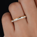 925 Sterling Silver Zircon Fashion Gorgeous Half Circle Round Ring For Women Engagement Anniversary High Quality Fine Jewelry