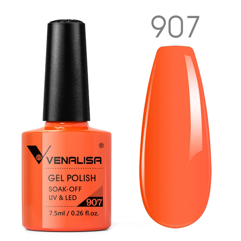 VENALISA Non Cleansing Topcoat Nail Art 7.5ml Soak off Base Coat Foundation No Wipe Top Coat Nail Gel Funny Bunny Gel Varnish