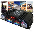 Woopker 45W*4 HiFi Sound Amplifier Digital 4 Channel Audio Amp Support Bluetooth Karaoke Player FM Remote Control for Home