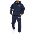 Men Women Autumn Winter Hooded Cotton Pants Set Fashion Casual Letter Printed CottonPants Sports Suit - View 9 | SAMAG