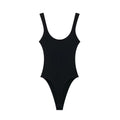 Women's Skinny Ribbed Bodysuits O Neck Straps Snap-Button Sexy Fashion Female Playsuits Comfortable Stretchy Clothing